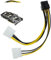 2-Pack 8-Pin PCIe to Dual 4-Pin LP4 Molex Adapter - GPU/Graphics Card Power Converter Cable for PC Components