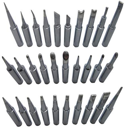 30 PCS Soldering Tips 900M for 936 937 888D 907 FX-600 M12SI-D 64-053 936/936B 3020/3020-XTS Solder Iron Station Tool Bit Tip