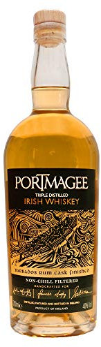 Portmagee Triple Distilled Irish Whiskey – Limitierte Serie I HOCHWERTIGER PREMIUM I Pure I Single Malt & Single Grain I 40% Alk.