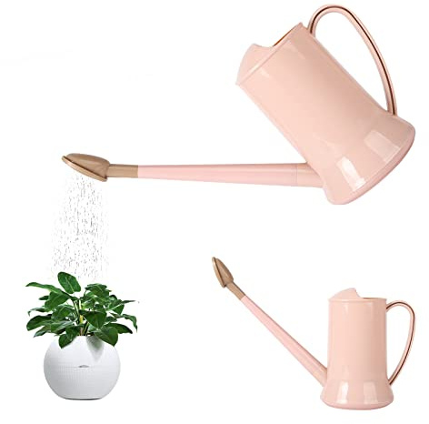 Regadera de 2 litros con caño Largo, de plástico, Desmontable, para Plantas, regadera, rociador de Agua Ligero, Botella de riego para Interiores, Exteriores, jardín, casa, Flor, Bonsai, Planta()