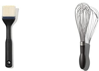 OXO Good Grips Silicone Pastry Brush & Good Grips 28 cm Balloon Whisk