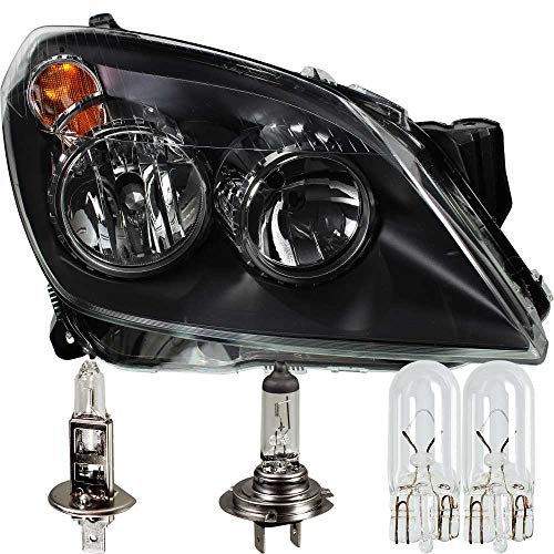 EISENFELS Bundle Set 106515848 erstellt mit Scheinwerfer rechts + Leuchtmittel H7 H1 W5W kompatibel Astra H L48