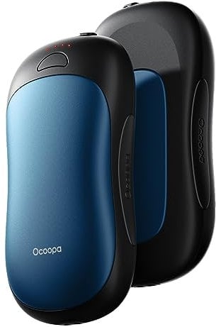 OCOOPA Handwärmer Elektrisch 2er Set, 10000mAh Taschenwärmer USB Powerbank, Wiederverwendbar, 4 Wärmestufen, Maximal 58°C, Technisches Geschenk für Männer, Ideal für Golf, Jagd und Camping, UT3 PRO