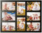 Photo Frames Multiple Pictures 4x6 Photos Display Family - 8 Openings Collage Picture Frame for Wall for Tabletop Stand Black Picture Frames Set for Home Decor Family Gifts
