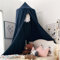ENEN Moskitonetz Bett Baldachin, Betthimmel Kinderbett Foldable Mosquito Net Bed Fliegennetz Moskitonetze Moskitonetz Reise für Babybetten Einzelbett Doppelbett (Marineblau)