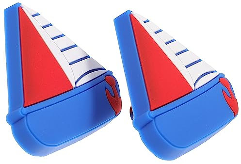 HOMSFOU 2stücke Segelboot Türgriff Ersatz Weicher Kunststoff Möbelgriff Für Schrank Für Kinderzimmer Und Schlafzimmer