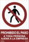 IberNorma PP219-ES Señal de Prohibido el Paso a toda persona Ajena a la Empresa 21x30cm placa en PVC homologada, Cartel de prohibición de acceso para uso interior y exterior