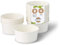 BIOZOYG Eisbecher Pappe 50 Stück 100 ml Weiß Dessertbecher Beschichtet Einweg Snackbecher Eisbecher Waffelbecher Dessert Einwegbecher Eiscreme Frozen Joghurt Obst Eisdiele