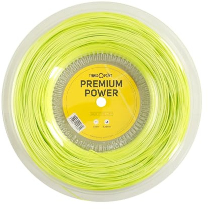 Tennis-Point Premium Power Saitenrolle 220m Saitenstärke 1,20 Limette