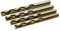 10 Stück Ø 3,0 mm HSS Co 5% Cobalt Spiralbohrer/Metallbohrer DIN 338 - Bohrer/Stahlbohrer 135° Spitzenwinkel und Kreuzanschliff