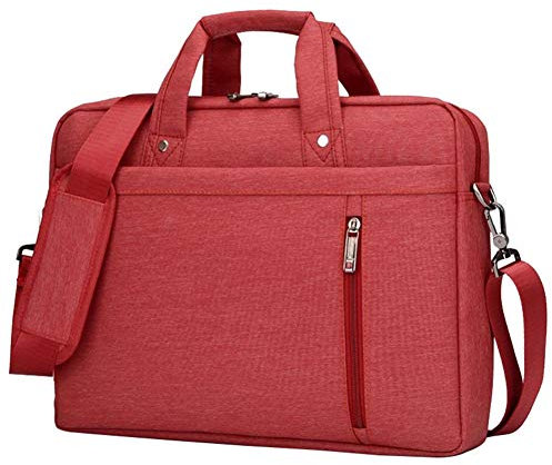 HotYou Sacoche en Ordinateur Portable, Serviettes Anti-Chocs avec Multi-Fonctionnel Sac à 14 pour Tablette/PC Ordinateur Portable/Chromebook/Macbook/Ultrabooks, Version 2 Rouge