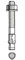 Blister de 10 goujons d'ancrage T D. 12 x LT. 140 mm version zinguée ATE Option 7 - PO07430BL - Alsafix