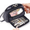 Federmäppchen Große Kapazität Federtaschen Teenager Mädchen Mäppchen mit Reißverschluss Frauen Make-up Tasche für Schule & Büro Weihnachten Geschenk 20 x11 cm (Dunkel Grau)