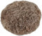 generisch Bodenkissen aus echtem Lammfell in Taupe rund Ø 56 cm x 30 cm Schaffell Sitzkissen rund von KUHFELLE online