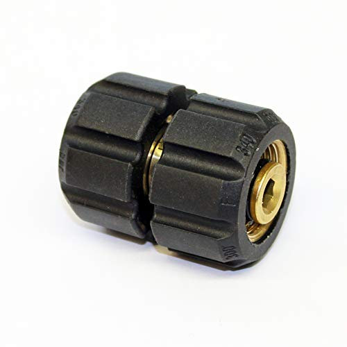 M22 14mm Female to M22 14mm Female High Pressure Jet Washer Coupling Hose Trigger Gun Adapter
