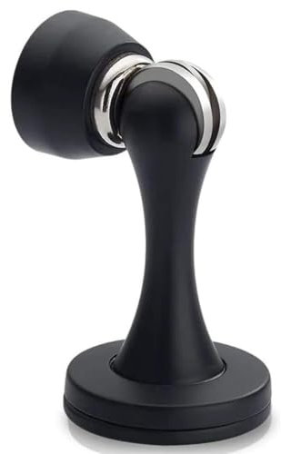 Door Stopper, Magnetic Door Stops, Wall Floor Mounted Door Catch Solid Metal Magnetic Door Holder, Keep Your Door Open 1 Pack Black