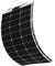 Panneau Solaire Flexible 200W Module Monocristallin 2Pcs 100w 12v Ultra léger étanche Chargeur Solaire pour camping-car, toits, caravane, bateaux et surfaces inégales(2 * 100W)