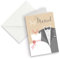 itenga XXL Klappkarte DIN A4 Just Married Hochzeitskarte und XXL Briefumschlag - große Grußkarte Glückwunschkarte zur Hochzeit