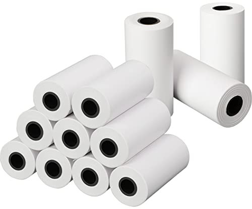 Epakh Instant Print Paper, 12 Rolls of 2.2 x 1.1 Inch Thermal Camera Paper Refill for Kids (White, Letter, 600 Sheets)
