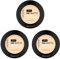 Catrice 18H HD Matte Powder Foundation, Nr. 001C, Nude, langanhaltend, mattierend, matt, für unreine Haut, vegan, ölfrei, UVA- und UVB-Filter + SPF 15, ohne Parfüm, 3er Pack (3x8g)