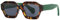 SHEEN KELLY Moda Gafas de sol de gran tamaño Mujeres Hombres De Moda Colorido Irregular Frame