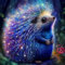 Huacan Diamond Painting AB Steine Igel Diamant Paintings Bilder Malerei Voll Runde Stickerei für Kinder Erwachsene Haus Wand Zimmer Dekor 30x30cm