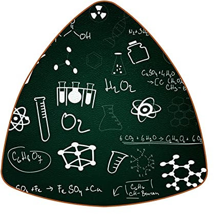 6 Stück Untersetzer für Tisch, dreieckig, personalisierte Getränkeuntersetzer, Heimdekoration, Schule, Unterricht, Tafel