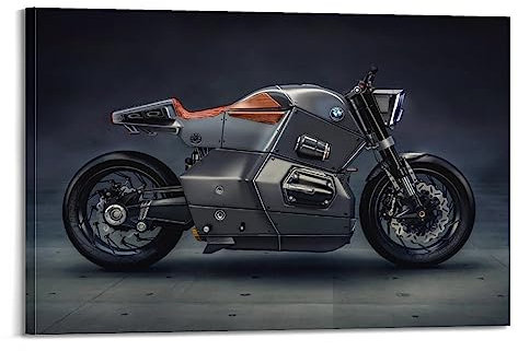 ALTUY Motorrad-Poster für BMW R NineT Urban GS Vintage Motorräder dekoratives Gemälde Leinwand Poster 30 x 45 cm
