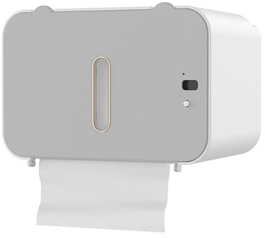 Dispensador eléctrico de Toallas de Papel con Sensor, dispensador automático de Toallas de Mano sin Contacto, Montaje en Pared, Caja de Papel higiénico con Carga USB para baño