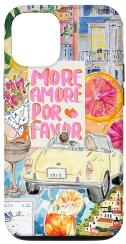 Ästhetische europäische Sommer-Italienische Collage Hülle für iPhone 13 Pro