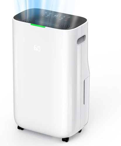 30L/Day Dehumidifier with 6.5L Water Tank Digital Humidity Display, Sleep Mode, Continuous Drainage, Laundry Drying and 24 Hour Timer, Ideal for Home/Office Damp and Condensation