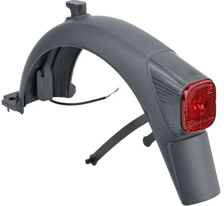 HUTBUVEAW Kotflügel hinten for Ninebot E2 Pro Elektroroller, Kotflügel inklusive Rücklichthalterung, KickScooter-Zubehörteile