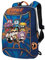 Zaino Scuola - Lyon Gamer WGF - Blu e Arancione - Doppio scomparto per scuola e tempo libero