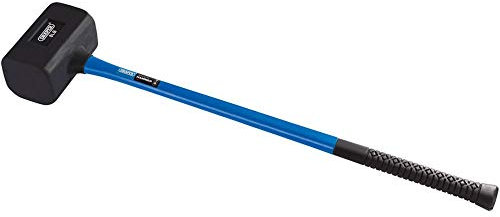 Draper 74318 Deadblow Rubber Mallets (Hammer) with Fibreglass Shafts (8LB/3.6KG/128OZ)