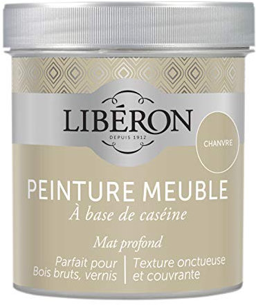 Libéron Peinture meuble à base de caséine, Chanvre, 500 ml