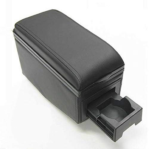 Accoudoir Central Console Accessoire de Rangement et Repose-bras avec Compartiment Organiseur Pièce Détaché d'Intérieur de Voiture Noir