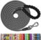 NTR 15FT Training Leash for Dogs, Nylon Rope Dog Leash with Swivel Lockable Hook and Comfortable Padded Handle, Cat Puppy Leash Lead for Small Medium Large Dogs Training, Playing, Camping, or Backyard
