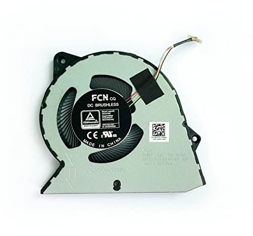 Fleshy Leaf CPU Cooling Fan Replacement for Dell Vostro 3510 3420 3250 Inspiron 3511 3515 Series EG50040S1-CQ71-S9A DFS5K12114464P 0RFF51 FNRK