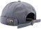Docker Cap Seemannsmütze Docker Mütze Trawler Fischer Mütze Ohne Schirm Rollmütze Watch Cap Commando Work Beanie Corduroy Docker Leon Brimless Hat Rolled Cuff Harbour Hat (Denim grau)