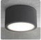 SSC-LUXon CELI-X Decken Aufbauspot flach inkl. LED Leuchtmittel GX53 - Deckenspot anthrazit rund neutralweißes Licht 5W 230V