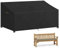 VANSHEIM 4 Sitzer Gartenbank Abdeckung Wasserdicht Polyrattan Sitzbank Schutzhülle Sitzgruppe Bankbezug Gartensofa Abdeckhaube Parkbank Hülle Sitzbezug für Gartenmöbel Balkon Terrasse 190x80x63/89cm