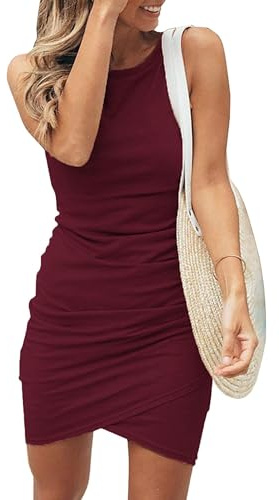 Shen&Qege Damen-Kleid langärmelig figurbetontes lässig modisch, gerüschtes Kleid für den täglichen Gebrauch