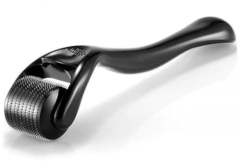 Bartroller 0.5mm,Dermaroller,Micro needle Roller zur Haut- und Haarpflege,dermaroller 0,5,Professioneller Microneedling Für Bart-,Haar- und Hautpflege zu Hause