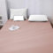 NAFAY LIVING Drap-housse uni en microfibre ultra douce, 25 cm de profondeur, sans repassage, infroissable et respirant (rose poudré, 1 place)