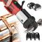 Professionelles kabelloses Rohrpresswerkzeug,mit 3 Pressbacken und 2 Stück 4,0 Ah Akku und Aufbewahrungstasche,18V elektrisches Rohrpresswerkzeug für Edelstahlrohre,Max. Leistung:38kN,2Series