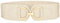 VONMELLI Damen Breiter Elastischer Taillengürtel für Kleider Strohgürtel Vintage Dehnbarer Geflochtener Gürtel Boho Damengürtel mit Goldener Schnalle Beige Passend für Taillenumfang 86-95cm