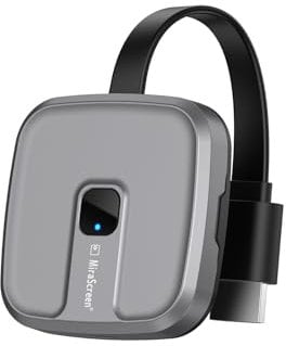 Wireless HDMI Dongle 1080P, Miracast HDMI Display Dongle 2,4/5 GHz Screen Mirroring Display-Dongle Kompatibel mit iPhone/Android/Windows/Mac/HDTV/Monitor/Projektor, Unterstützt Miracast/DLNA/Airplay