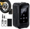 Compressore d Aria - Gonfiatore per Pneumatici Auto | Pompa Ricaricabile con Display Digitale per Campeggio Veicoli Viaggio Casa Pendolarismo Lungo Percorso Manutenzione Moto