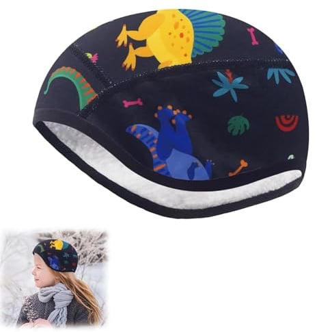 Helmmütze Kinder, Fahrradmütze Unter Helm Kinder, Wintermütze Für Fahrrad, Ski Und Outdoor-Aktivitäten, Sportmütze Helm Unterziehmütze, Unisex Für Kinders 4-12 Jahre