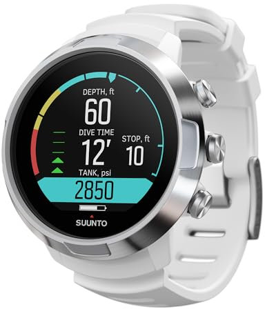 SUUNTO D5 Ordinateur de plongée avec câble USB Blanc